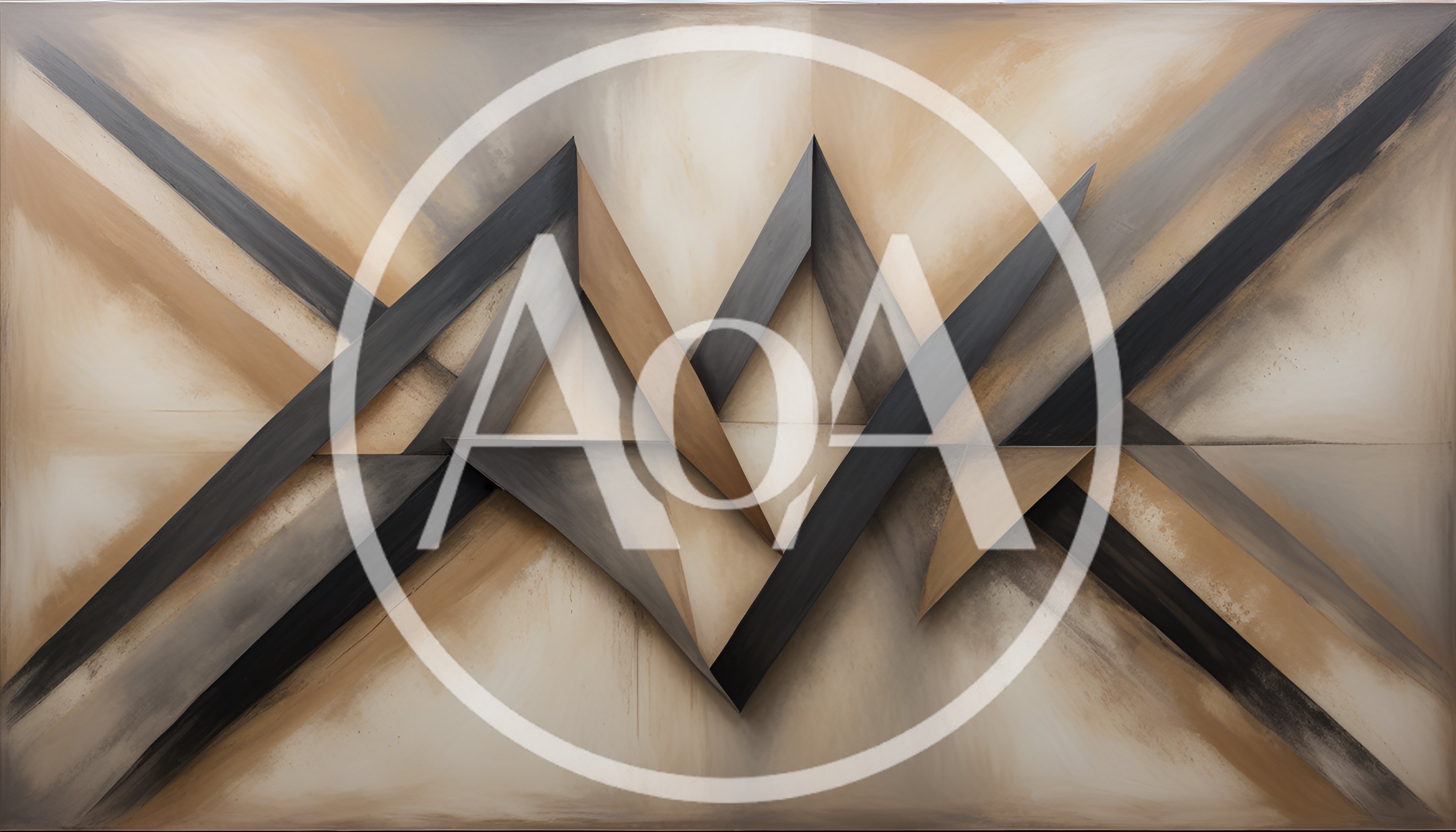 Abstract Geometric Metal Sculpture Wall Art