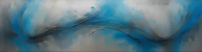 Abstract Blue And Grey Oil Painting Background