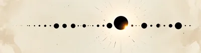 Abstract Solar Eclipse Alignment With Celestial Spheres
