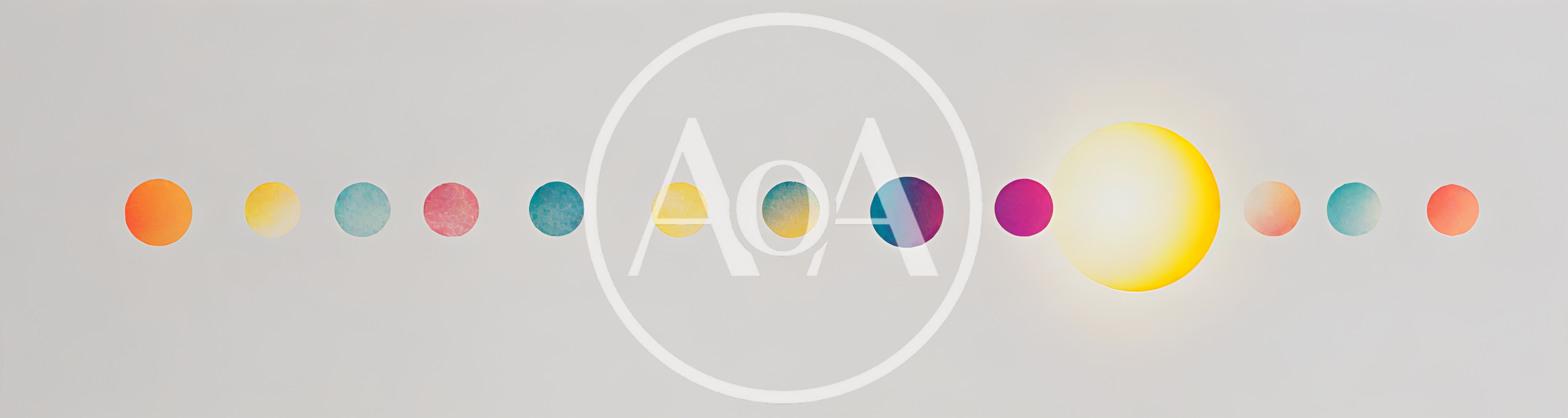 Abstract Minimalist Solar System Illustration With Glowing Sun
