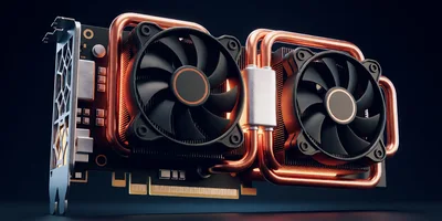 High Performance Graphics Card With Copper Heat Pipes