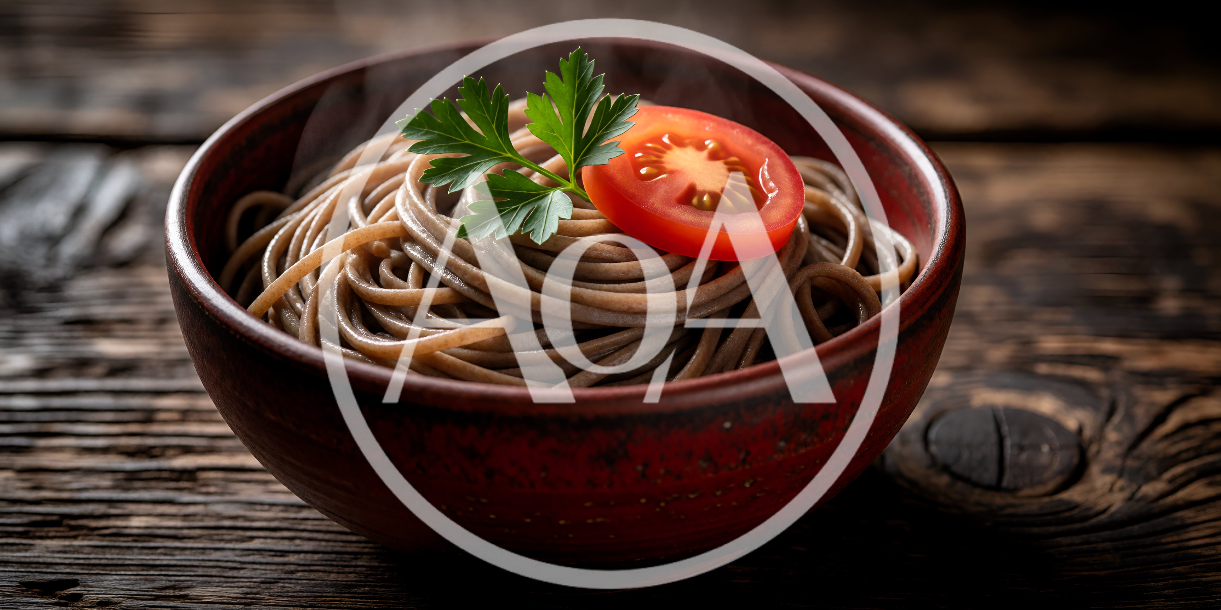 Steaming Bowl Of Whole Wheat Spaghetti With Tomato