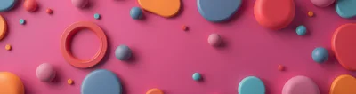 Abstract 3D Background With Colorful Geometric Shapes