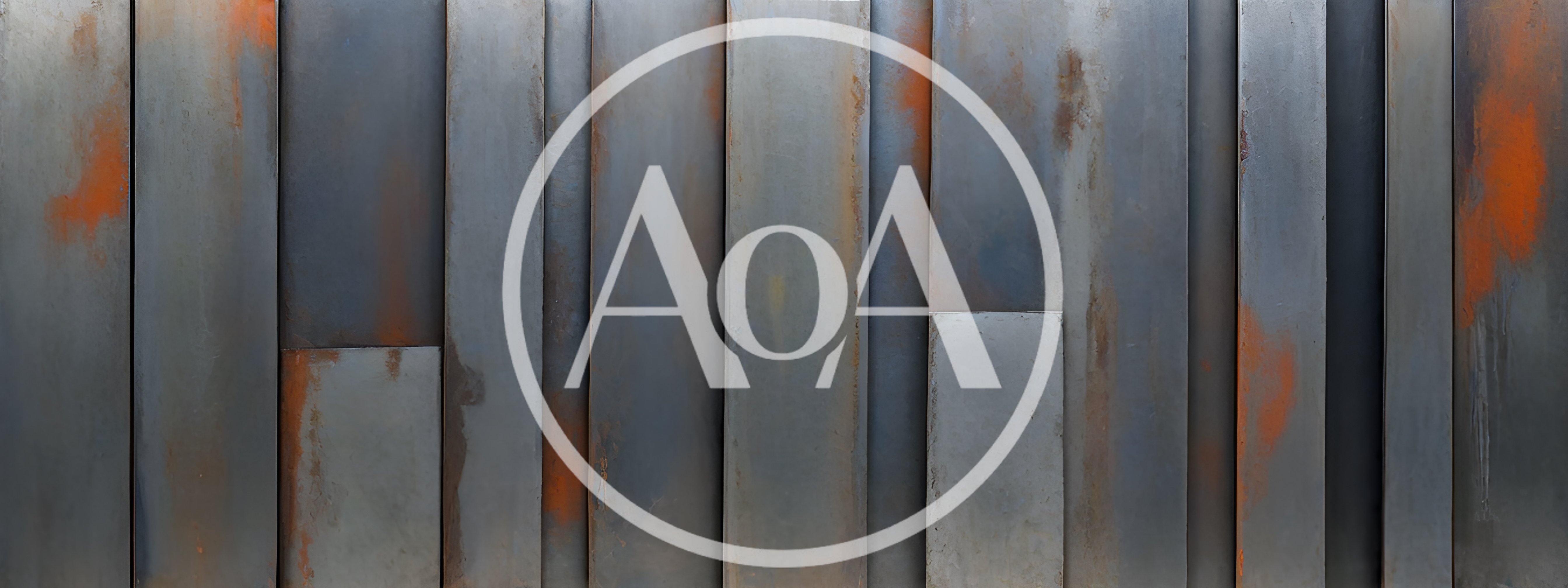 Weathered Industrial Metal Wall Panels With Rust Texture