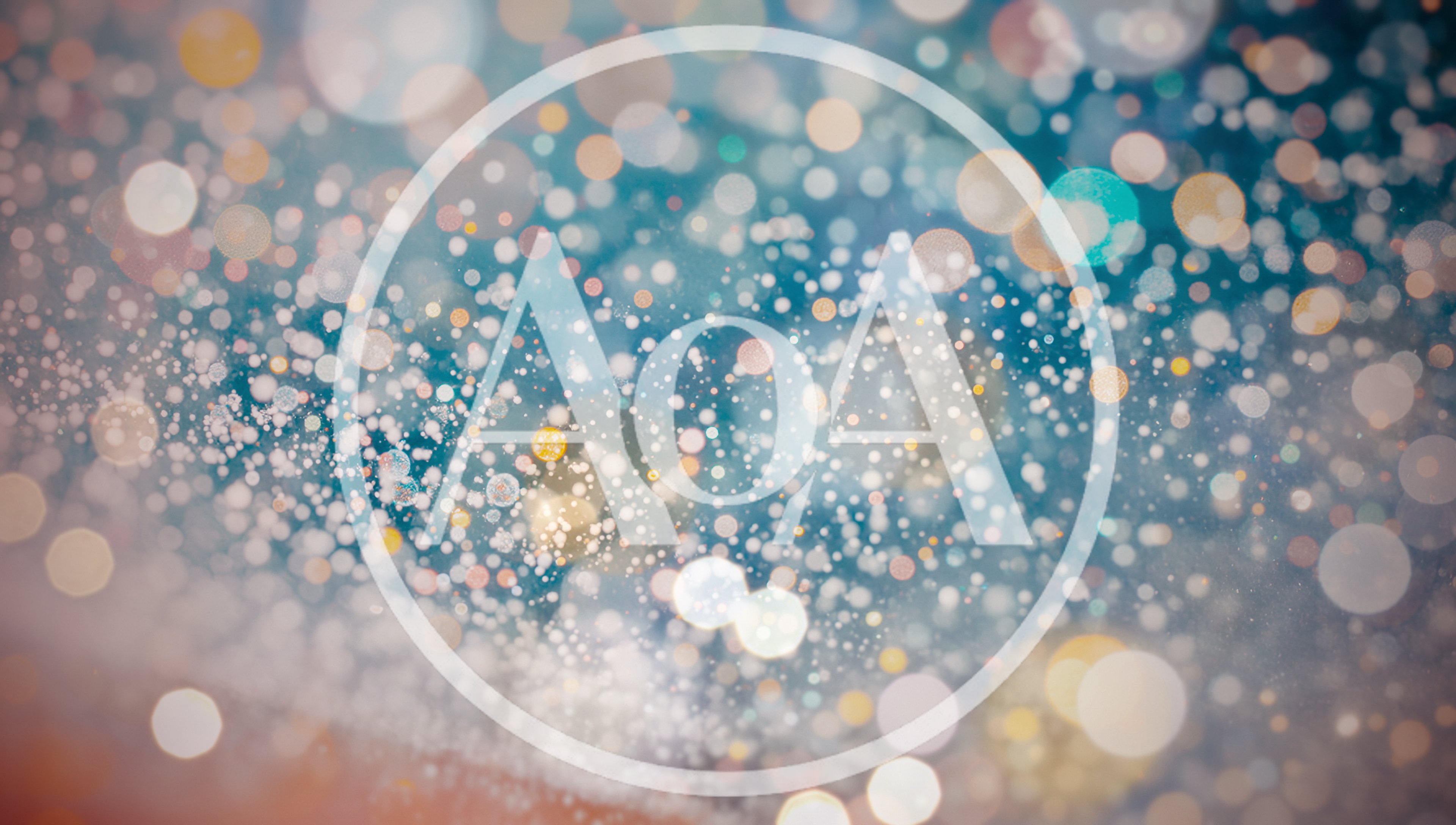 Abstract Bokeh Background With Soft Glowing Light Orbs