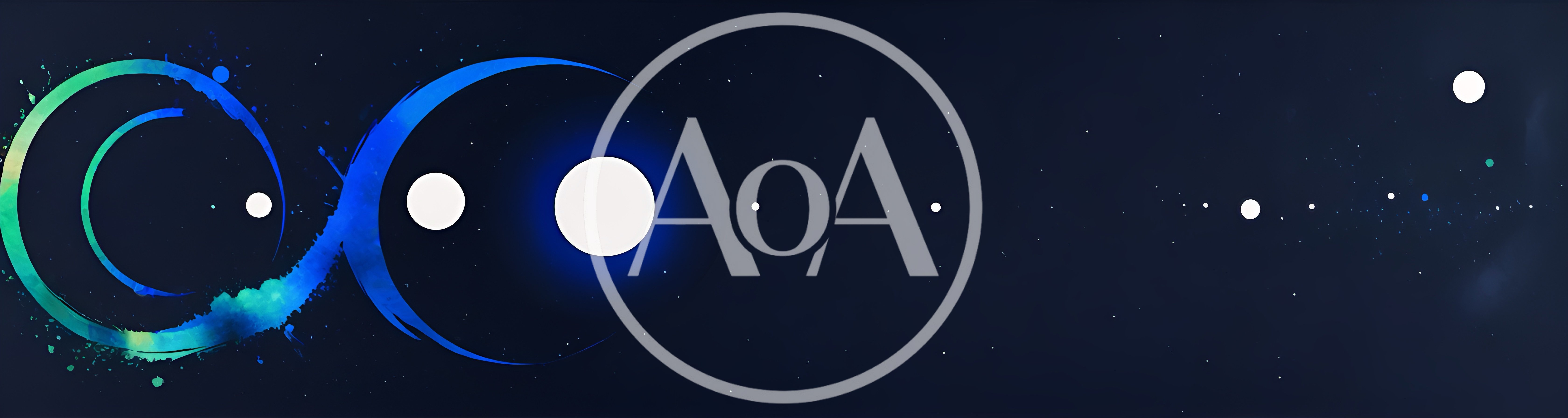 Abstract Infinity Symbol With Celestial Planets And Stars
