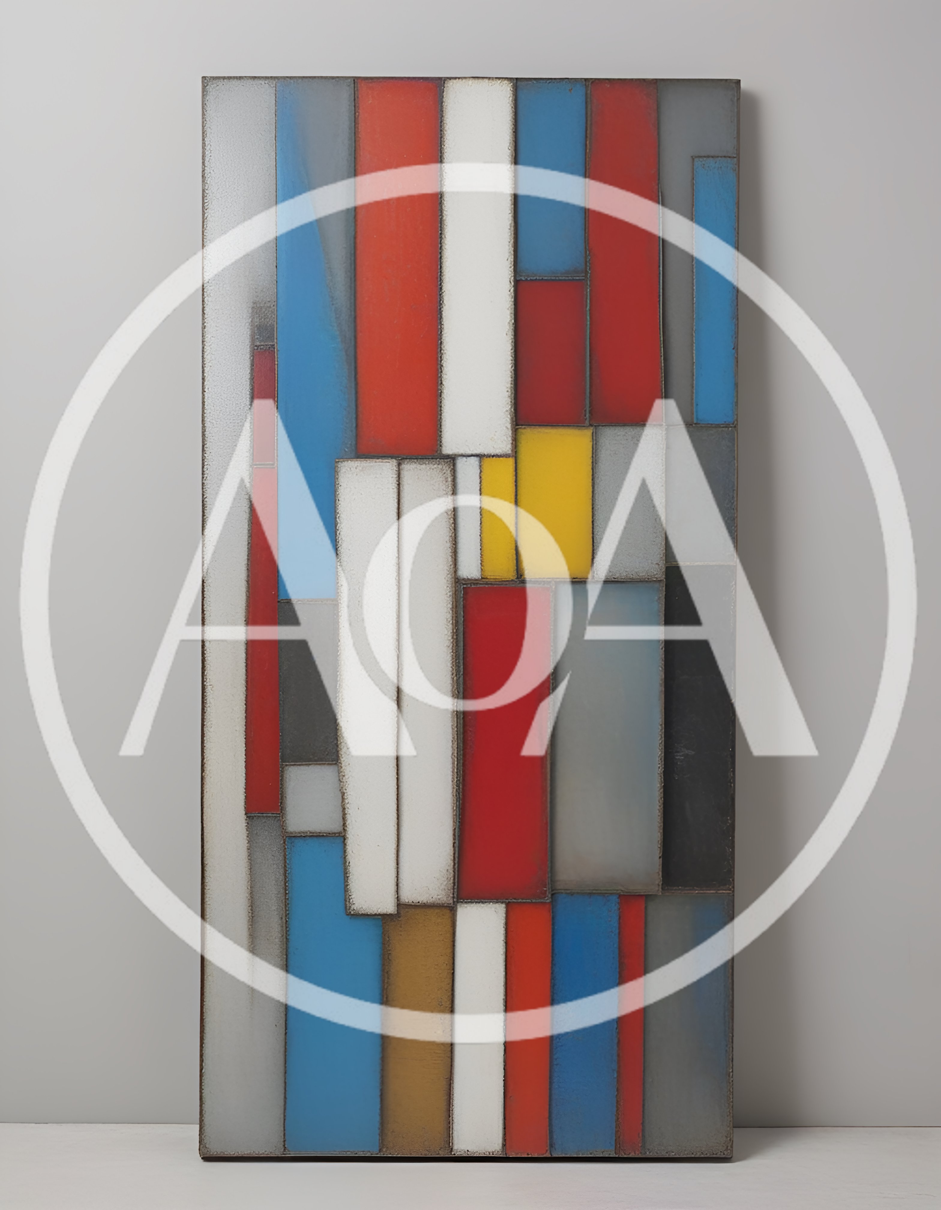 Abstract Geometric Metal Wall Art Panel