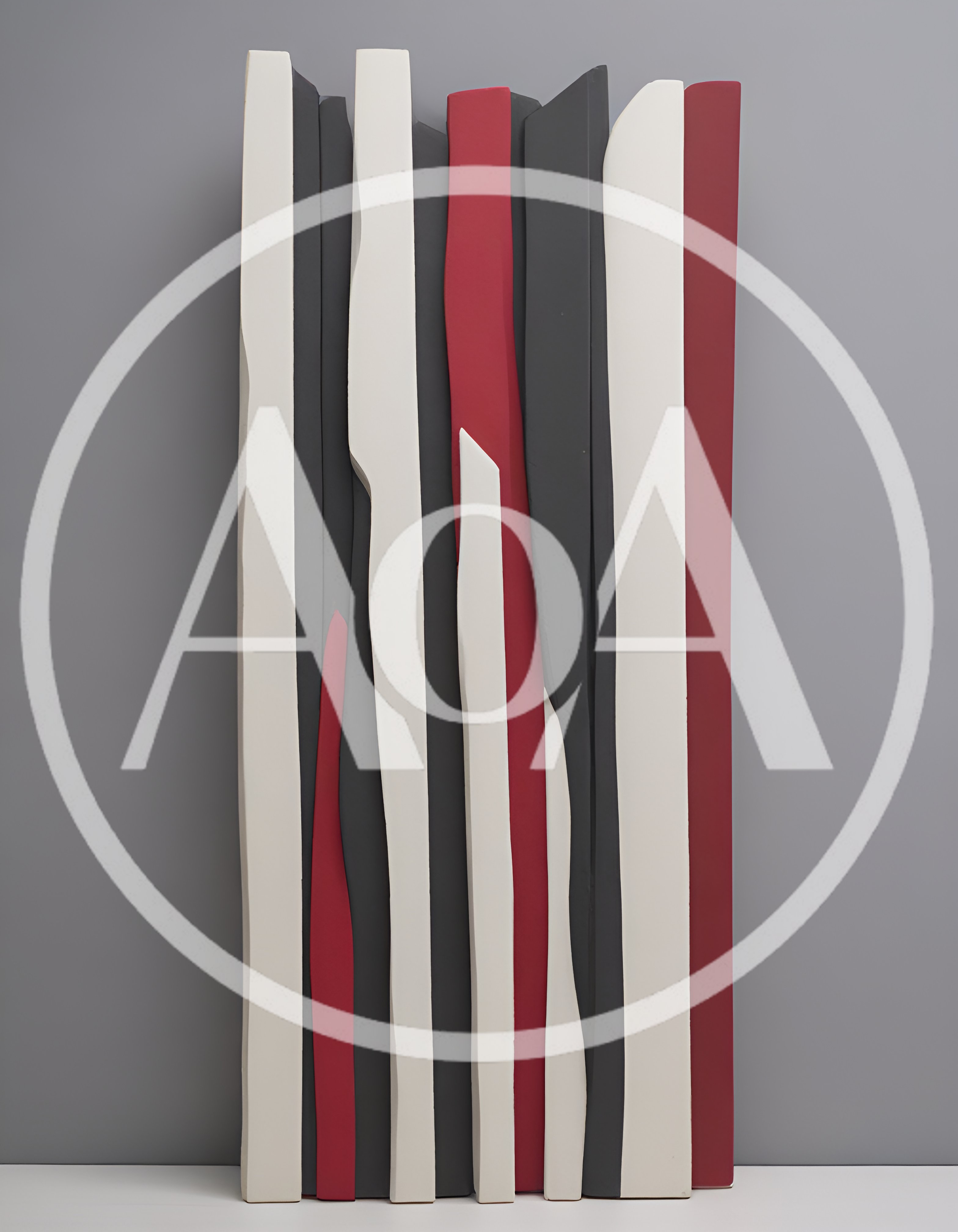 Abstract Vertical Striped Wall Art Sculpture