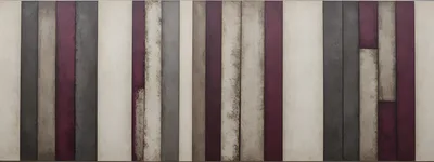 Abstract Vertical Striped Wall With Textured Panels