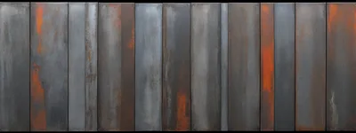 Industrial Metal Wall Panels With Rust Texture