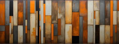 Abstract Industrial Metal Wall Panel Texture