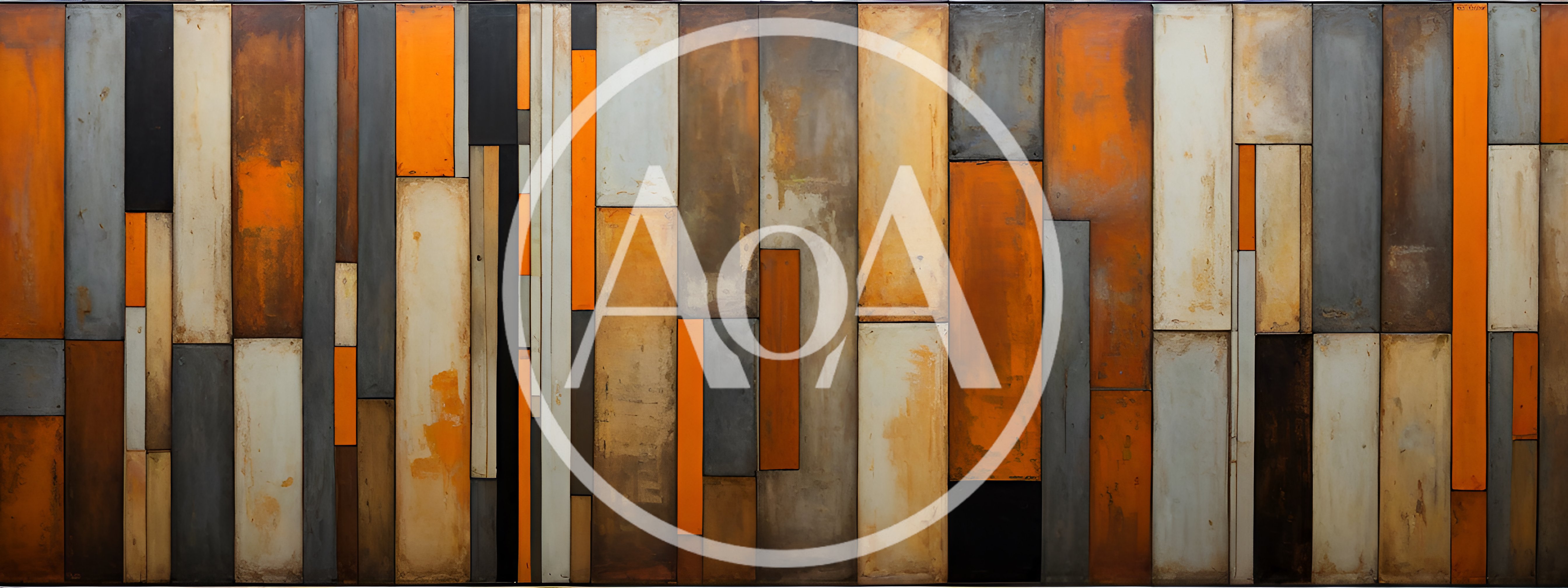 Abstract Industrial Metal Wall Panel Texture