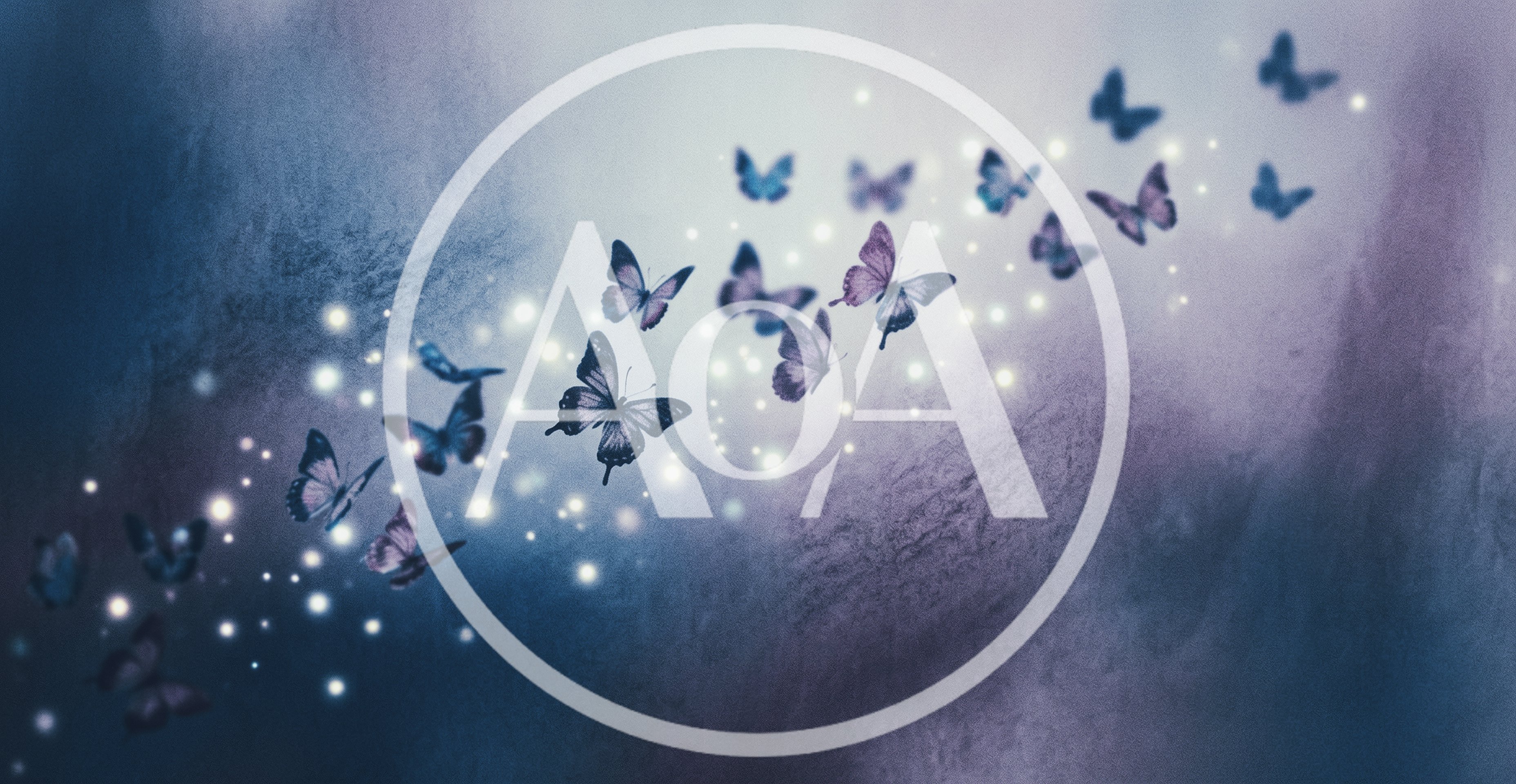 Swarm Of Magical Butterflies Flying In Dreamy Atmosphere