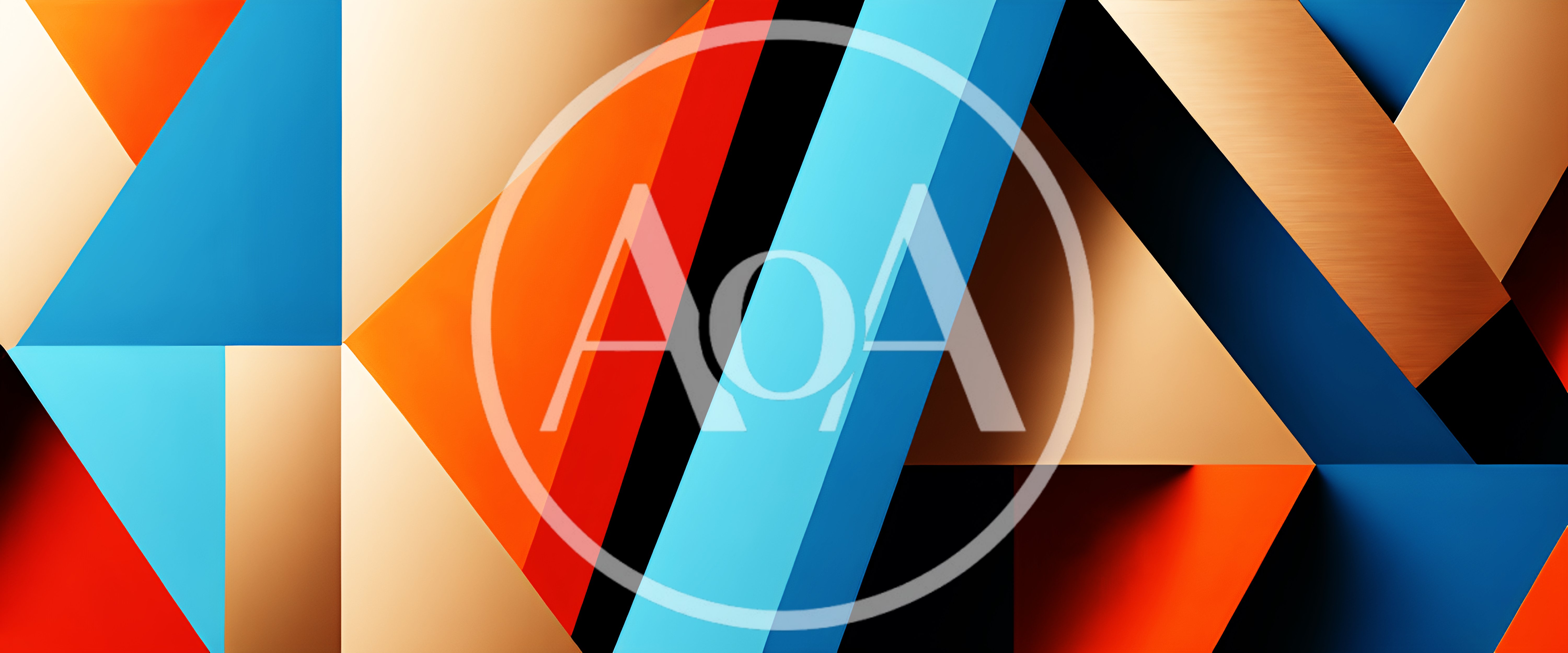 Abstract Geometric Background With Vibrant Colorful Shapes