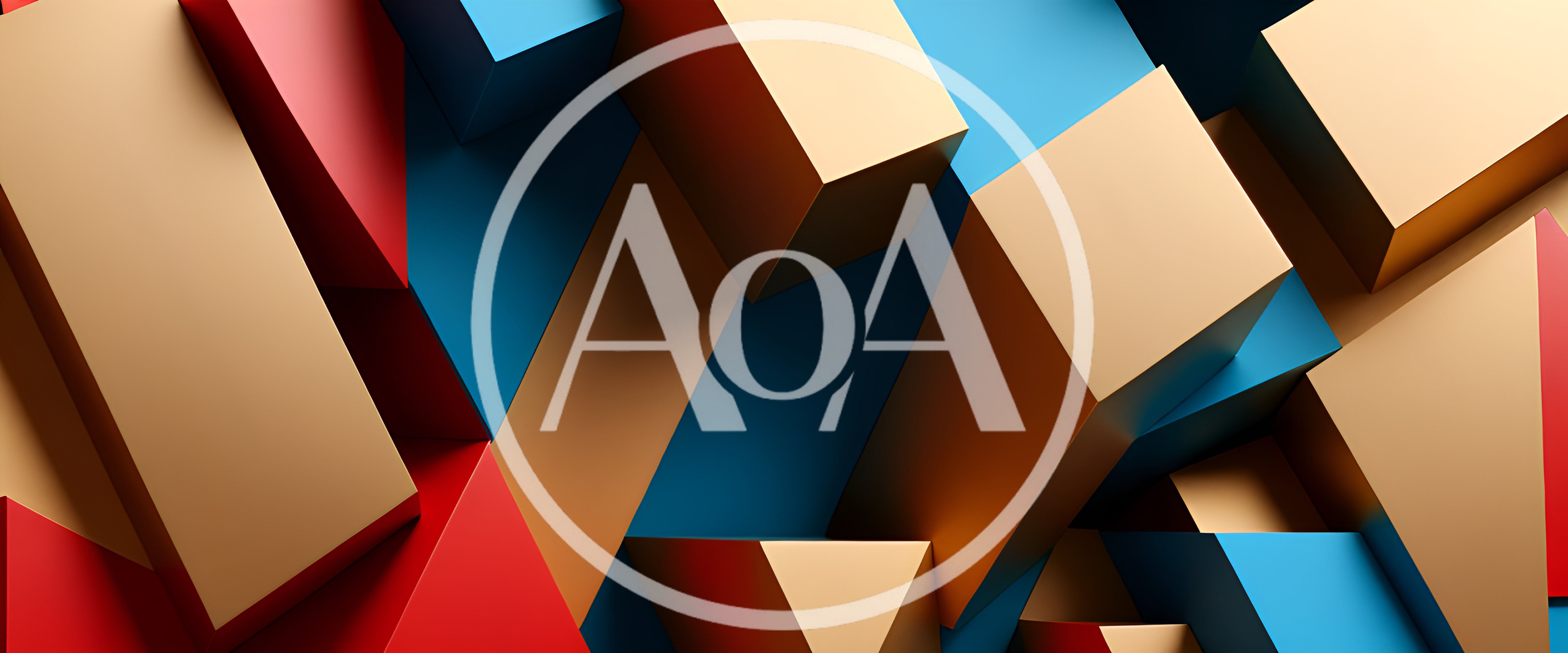 Abstract 3D Geometric Shapes Background