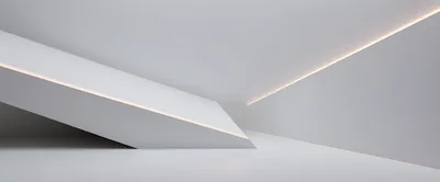 Minimalist Abstract Architectural Interior With Soft Ambient Lighting