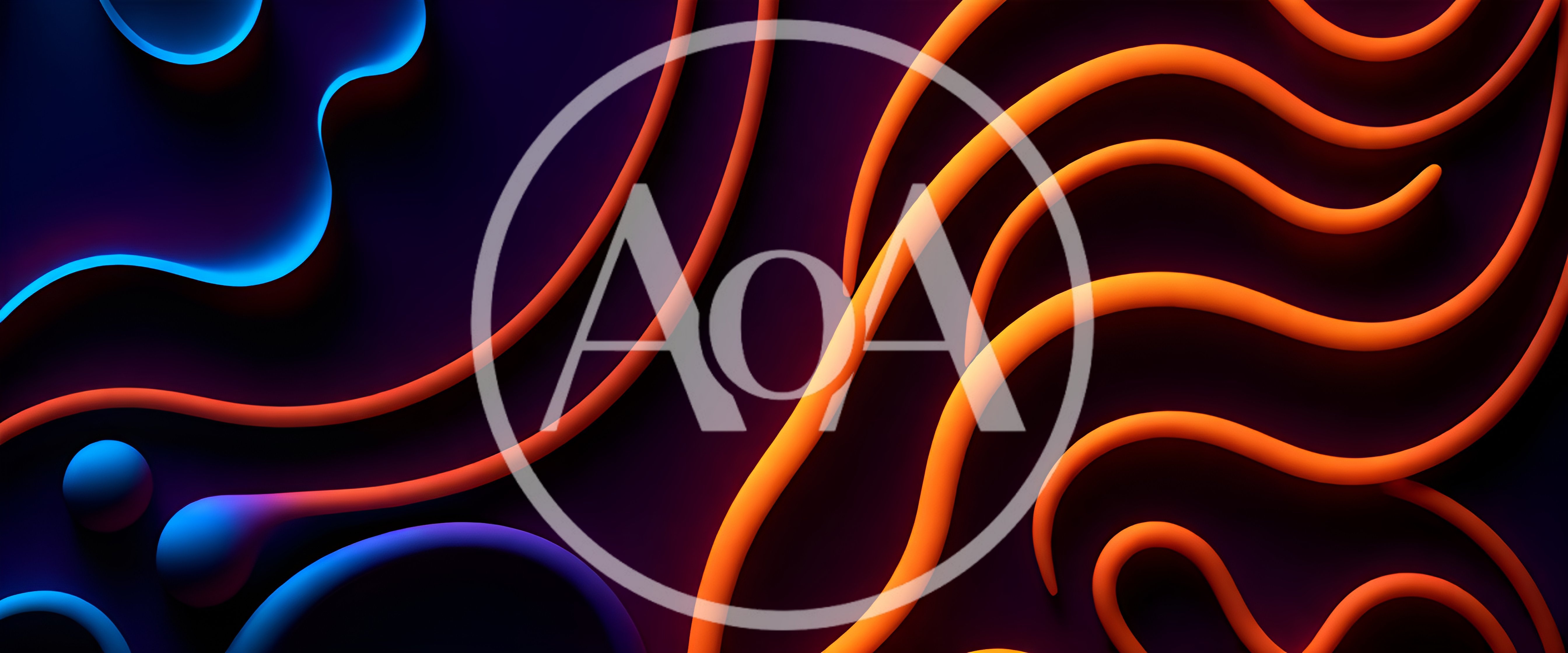 Abstract 3D Wavy Lines and Fluid Shapes