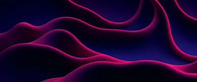 Abstract 3D Wavy Pink And Dark Blue Background
