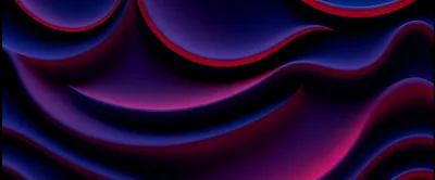 Abstract Dark Purple And Red Wavy Silk Background