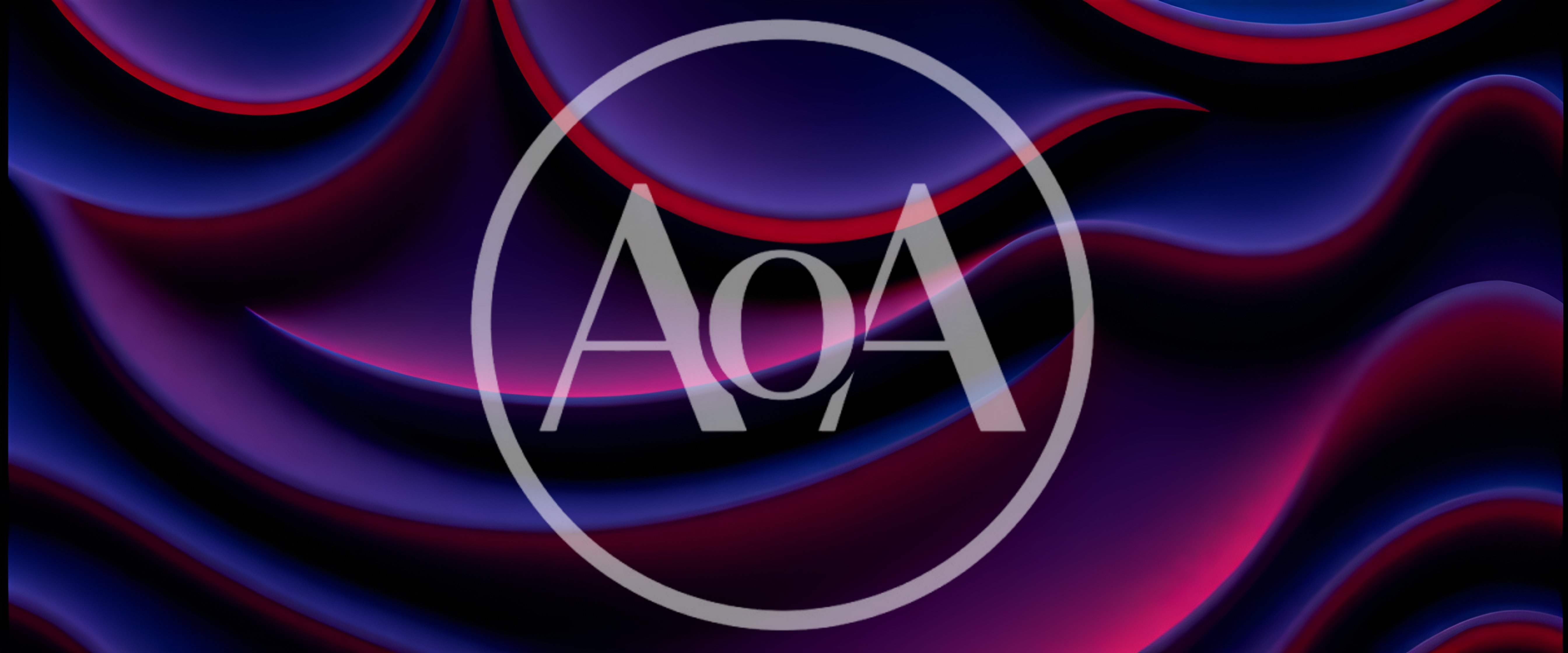 Abstract Dark Purple And Red Wavy Silk Background