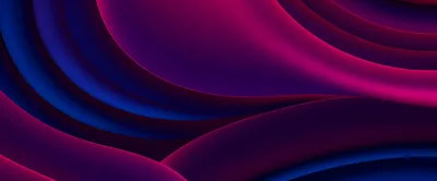 Abstract Fluid Waves With Pink And Blue Gradient