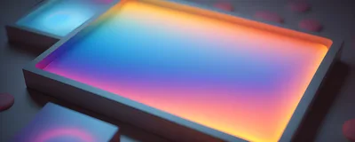 Abstract Gradient Light Panels With Soft Glow