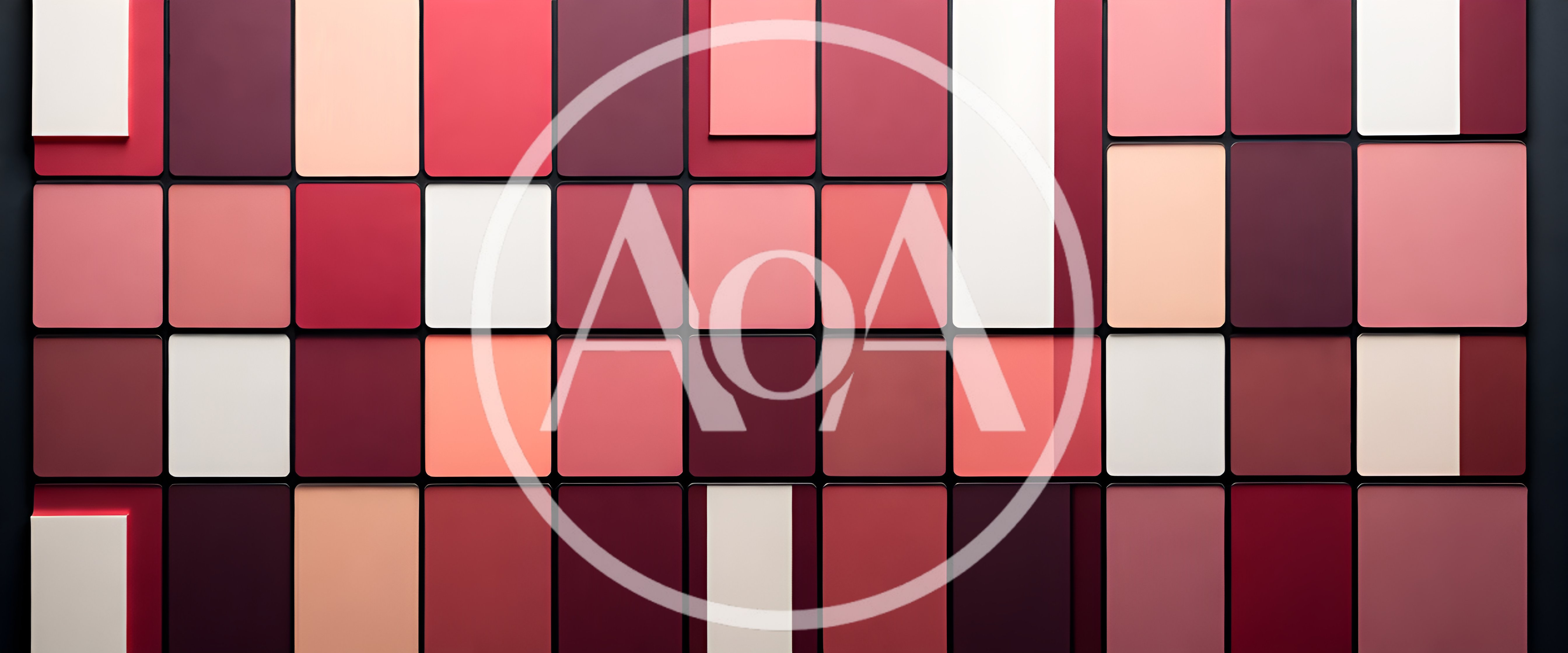 Abstract Geometric Pattern of Rectangular Color Blocks