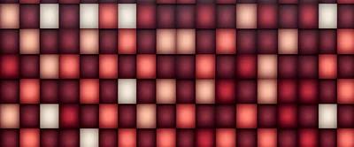 Abstract Background Of Glowing Red And White Squares