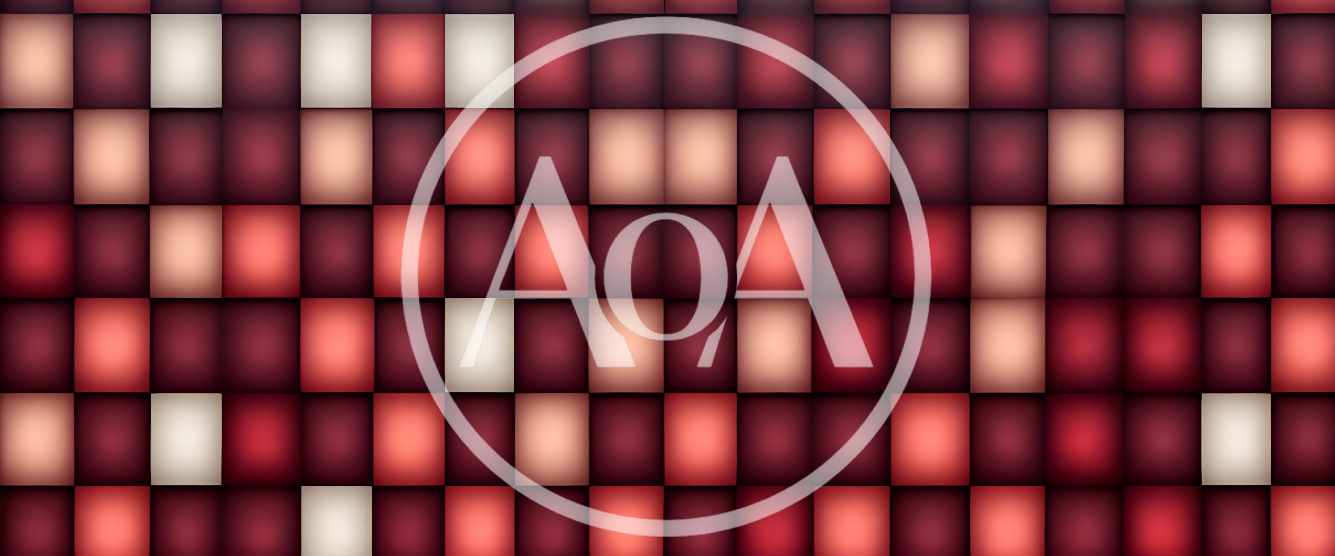 Abstract Background Of Glowing Red And White Squares