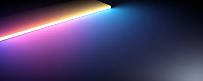 Abstract Glowing Neon Light Edge Background
