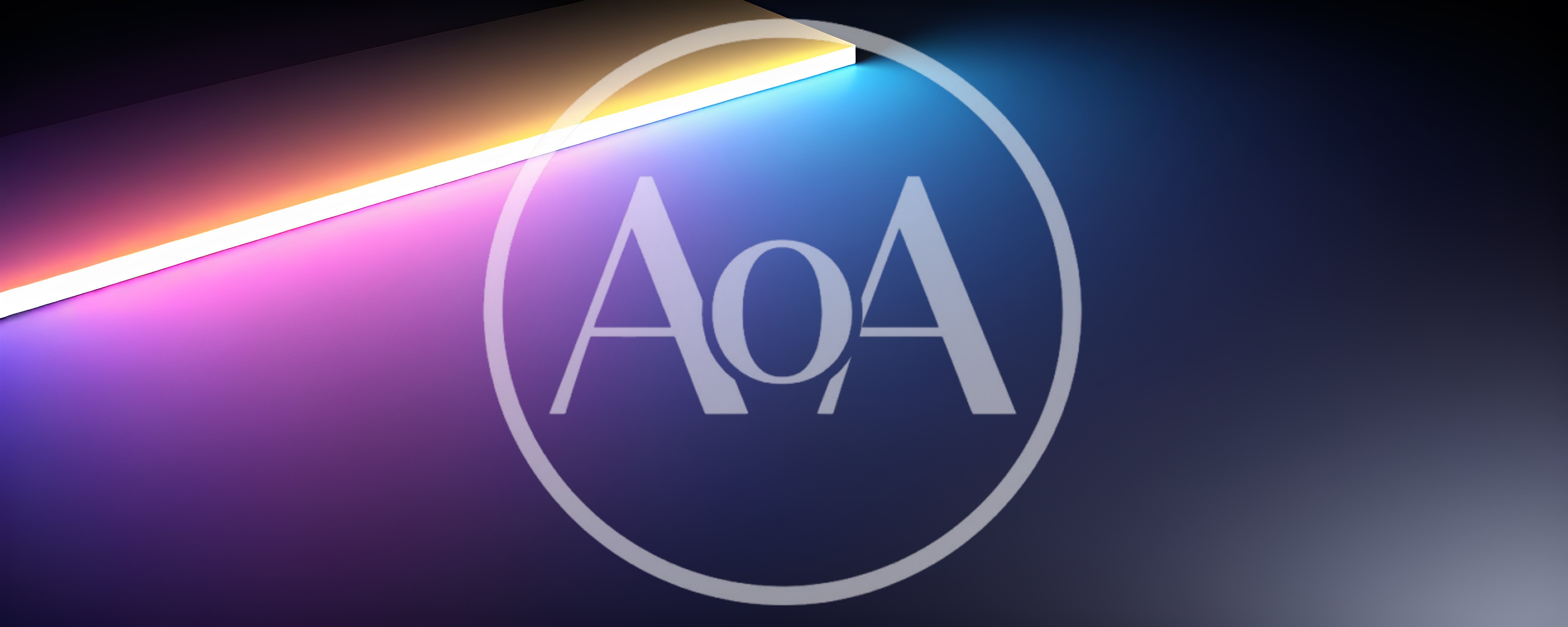 Abstract Glowing Neon Light Edge Background