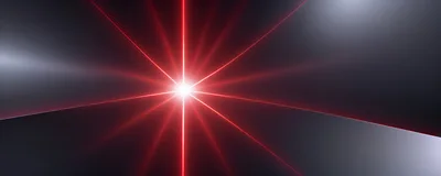 Abstract Red Laser Light Burst Background