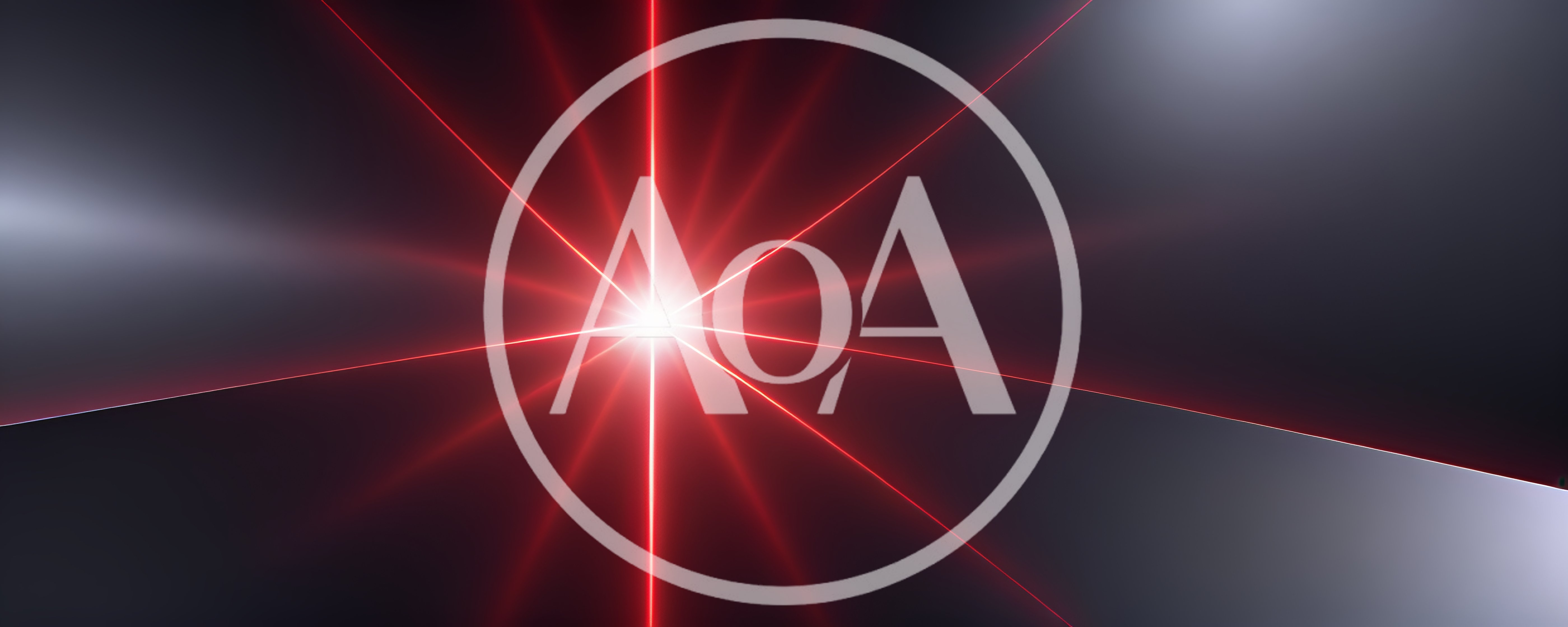 Abstract Red Laser Light Burst Background