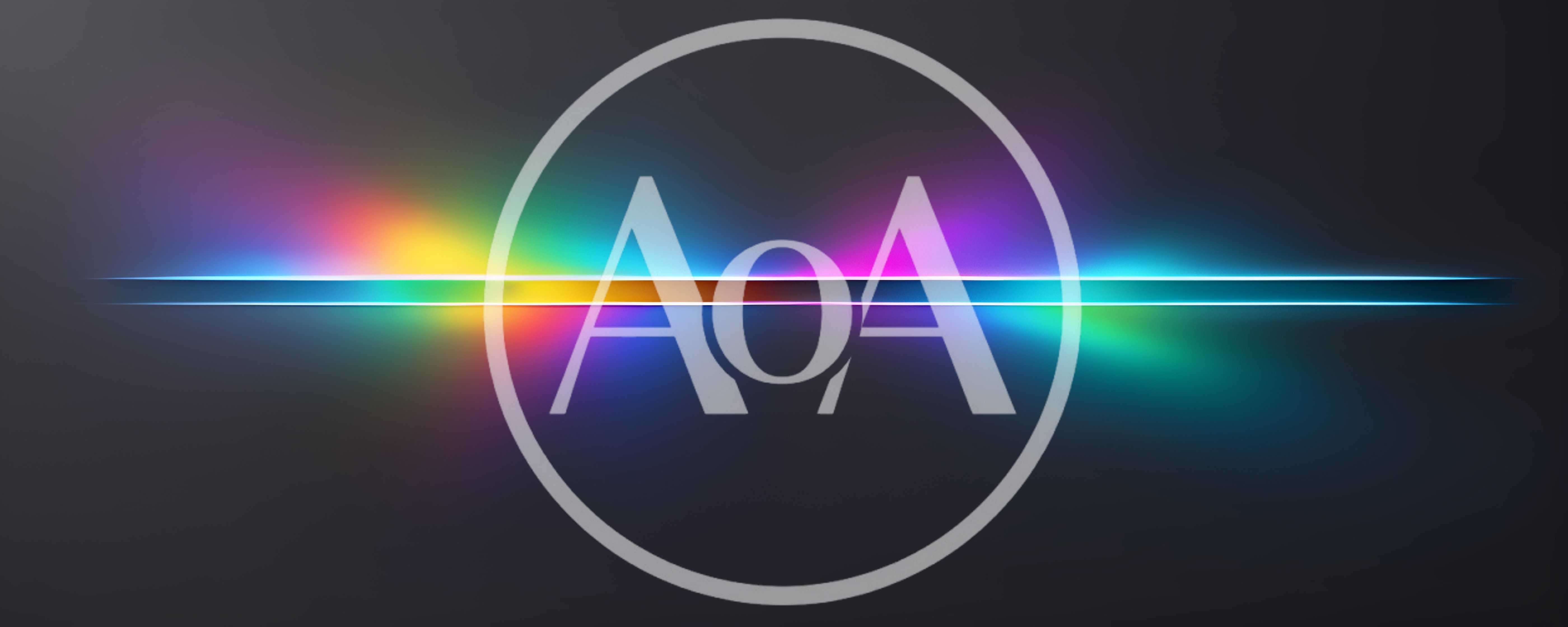 Abstract Neon Light Streak With Colorful Glow
