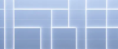 Modern Abstract Wall With Backlit Rectangular Panels