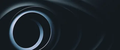 Abstract Dark Blue Curved Geometric Shapes Background