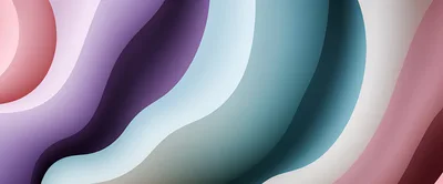 Abstract Background With Smooth Flowing Colorful Waves