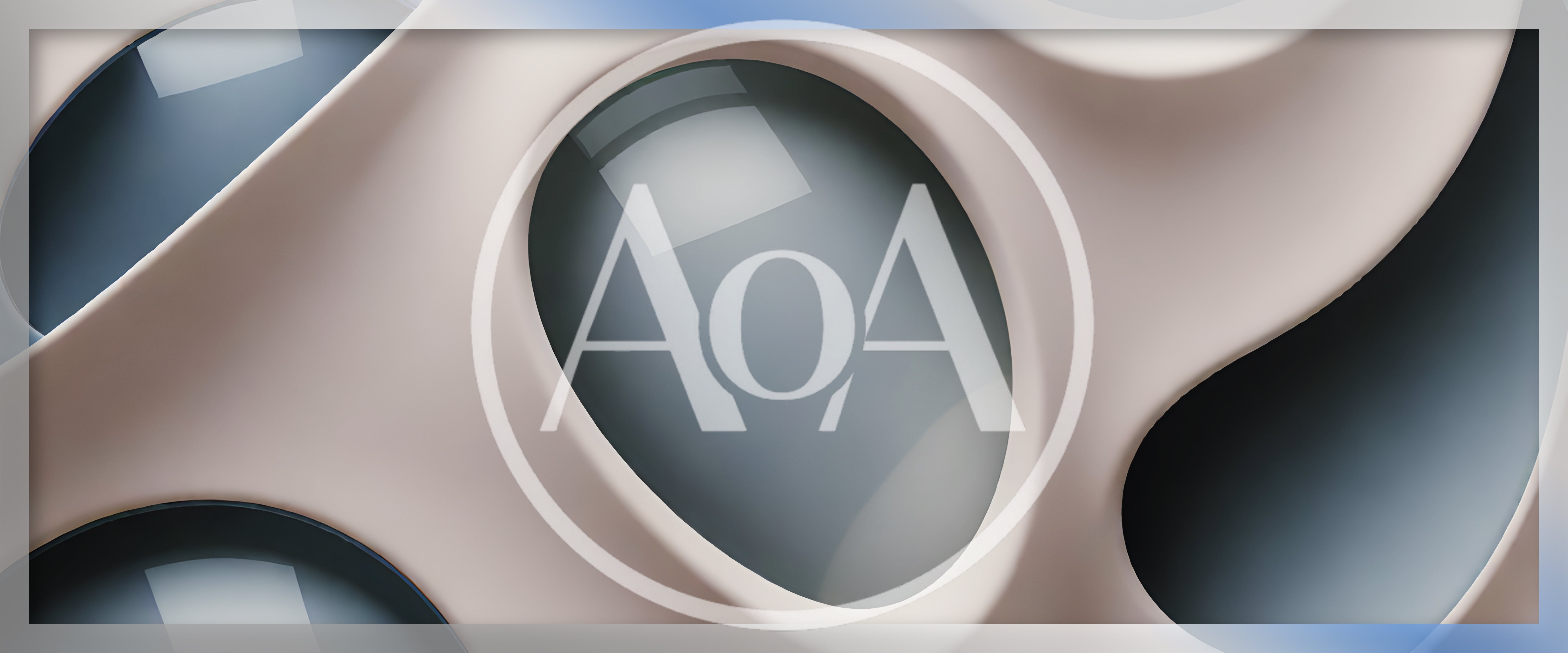 Abstract 3D Rendered Organic Shapes With Glossy Surfaces