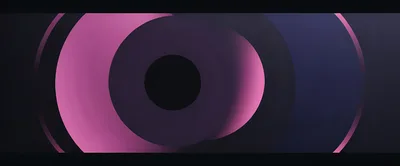 Abstract Background With Concentric Pink And Dark Circles
