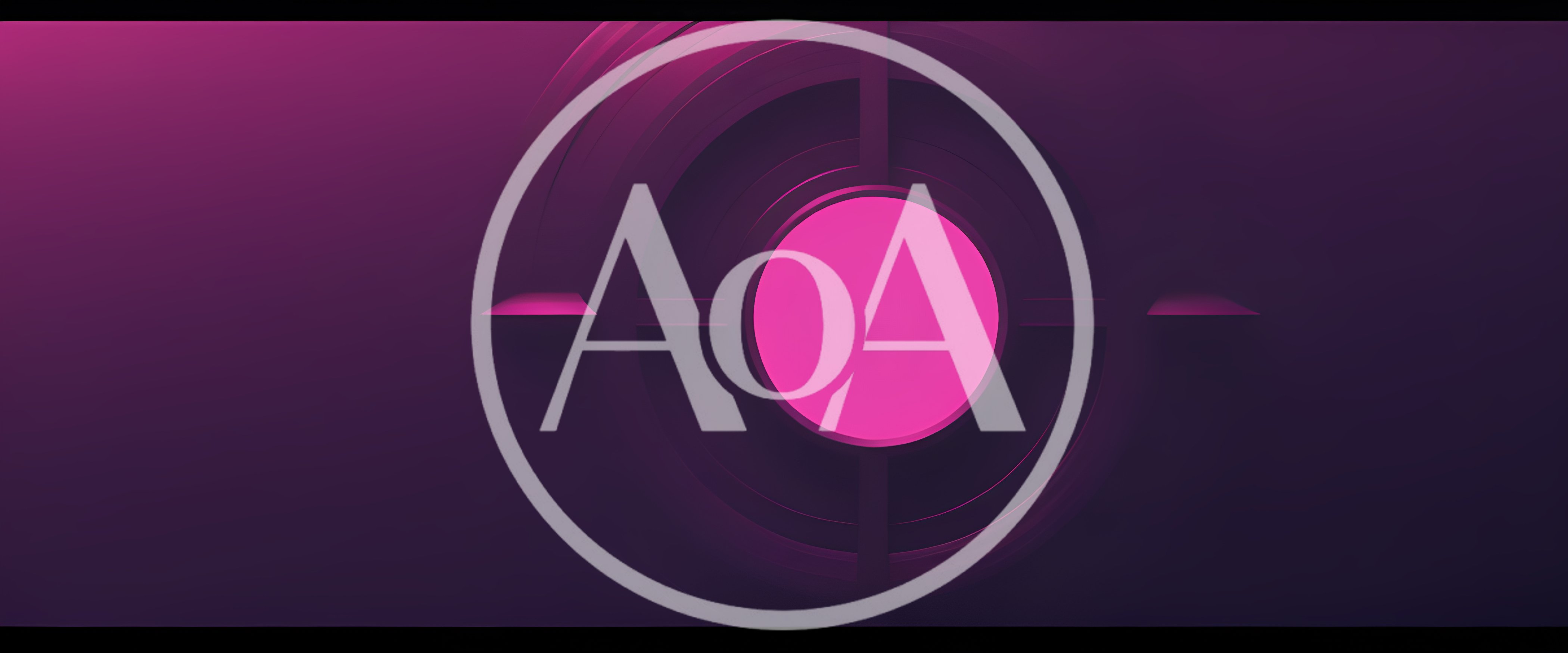 Abstract Pink Glowing Target Graphic Design