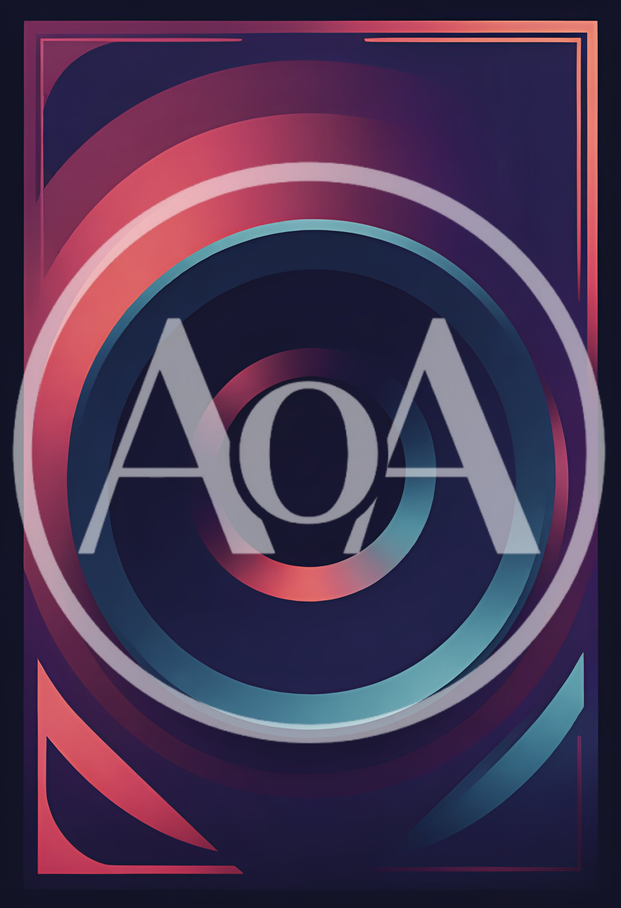 Abstract Geometric Background With Concentric Circles