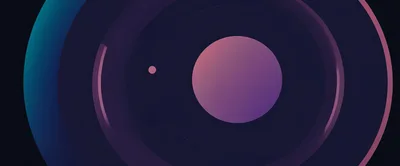 Abstract Minimalist Background With Concentric Circles And Spheres