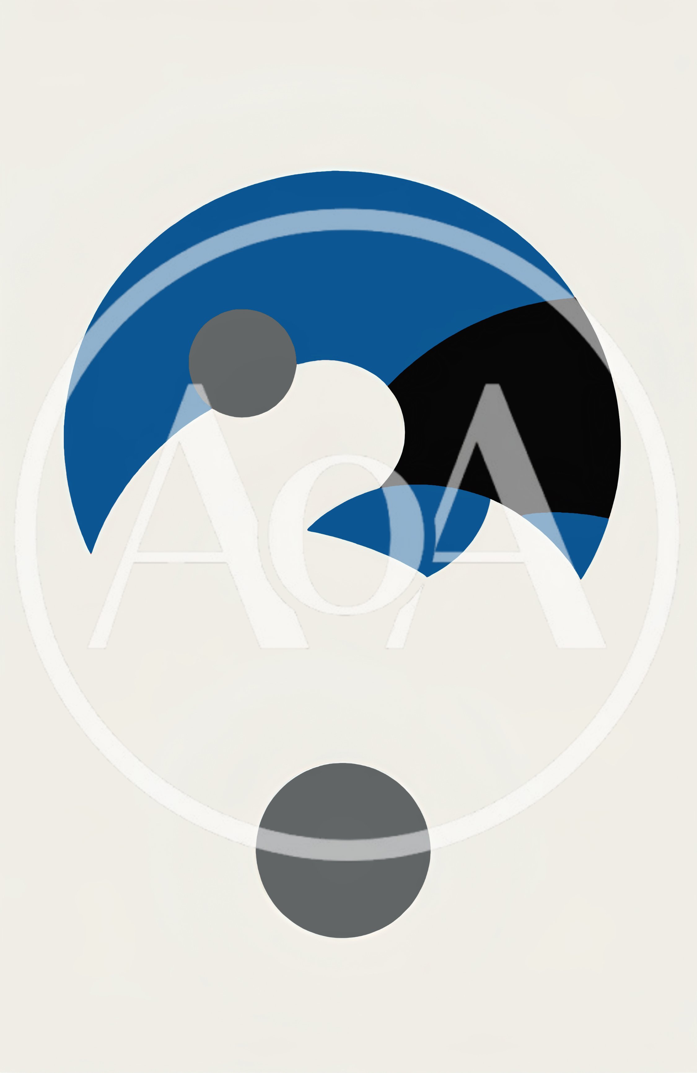 Minimalist Abstract Geometric Composition With Circles And Arcs