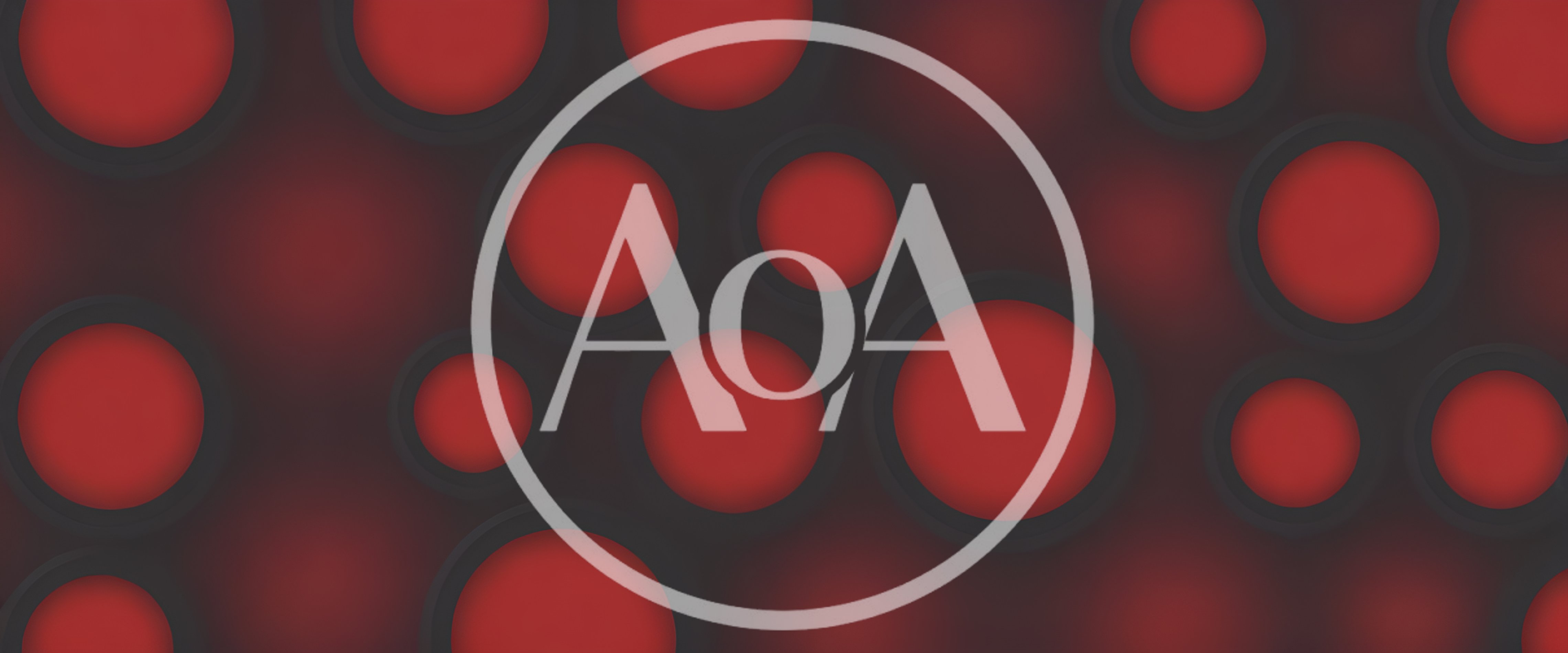 Abstract Background With Red Circles And Dark Rings