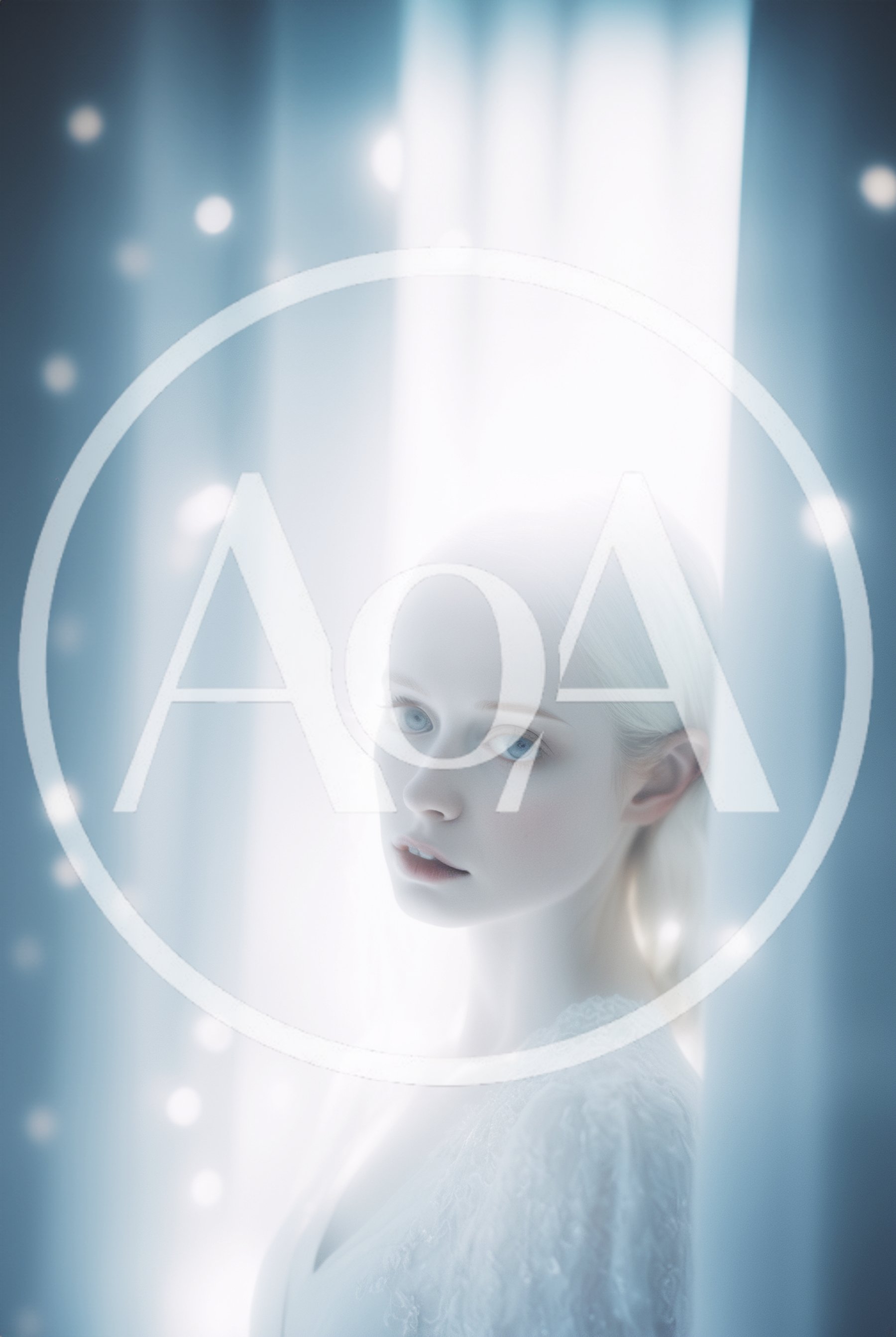 Ethereal Portrait Of A Young Woman With Pale Features