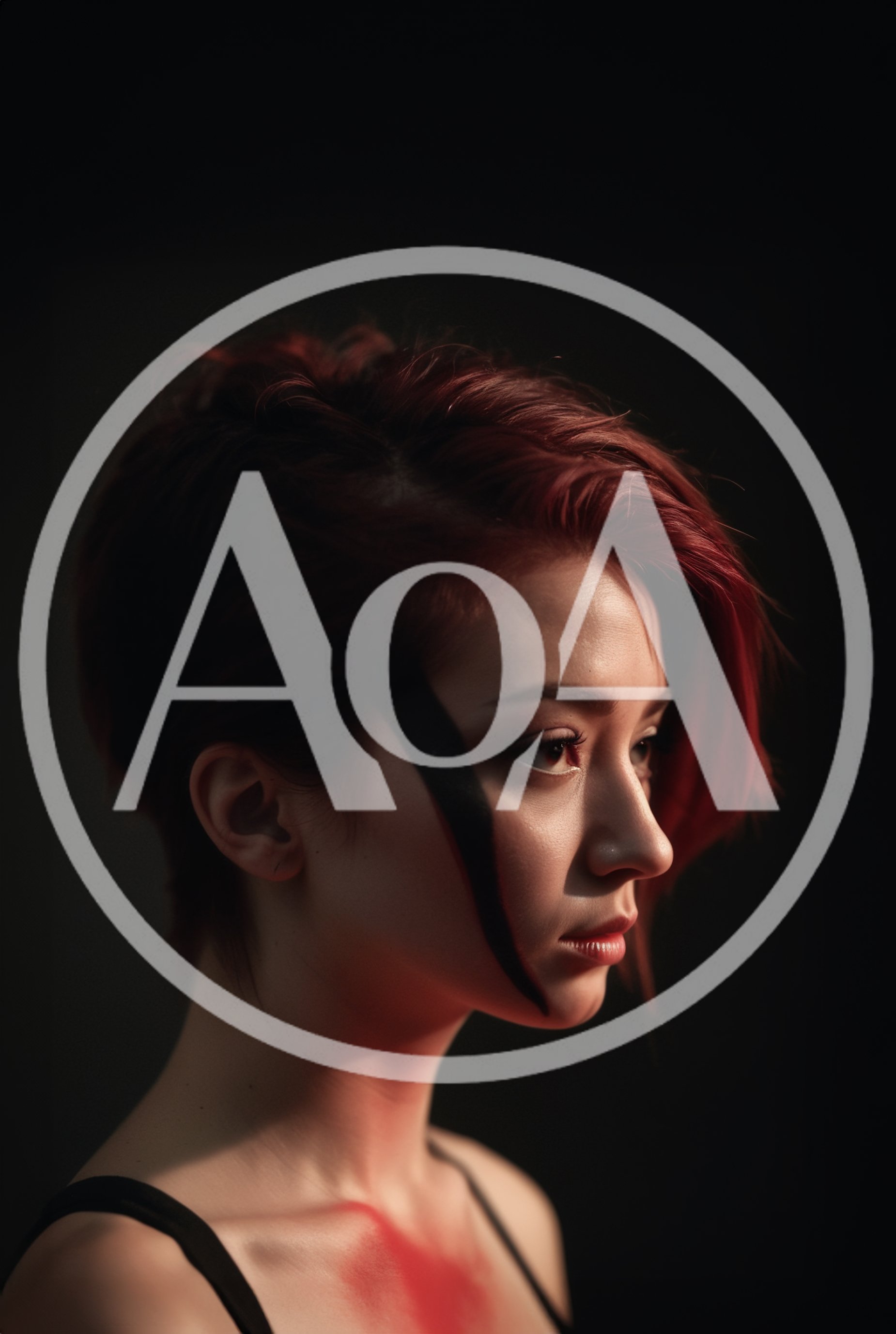 Portrait Of A Young Woman With Red Hair