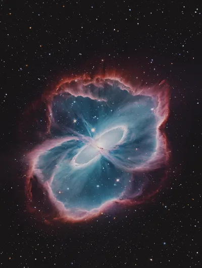 Stunning Butterfly Nebula In Deep Space
