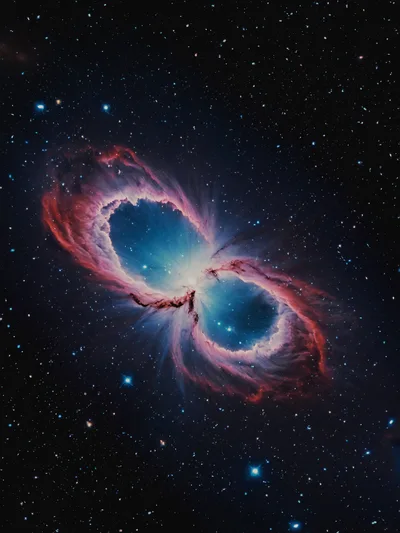 Stunning Butterfly Nebula In Deep Space