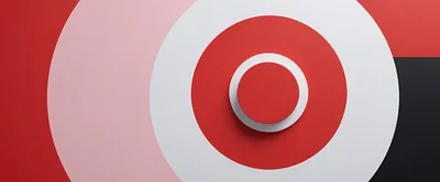 Abstract 3D Concentric Circles Background