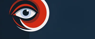 Stylized Graphic Illustration Of A Human Eye